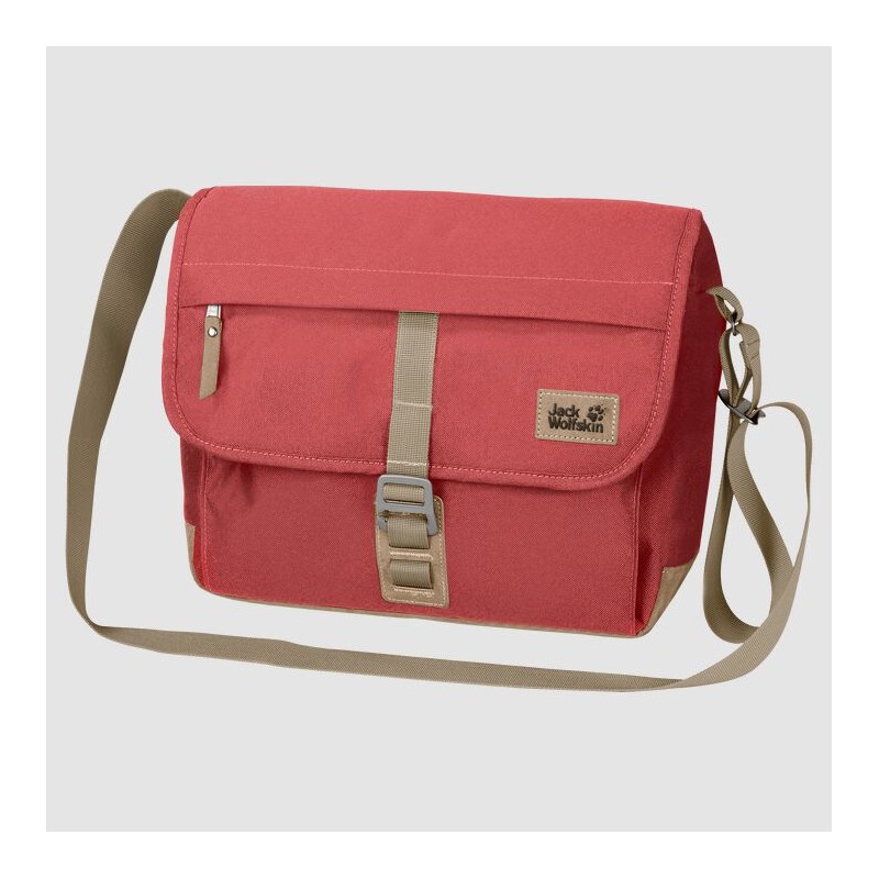Bolso Hombro Jack Wolfskin Warwick Ave Mujer Coral Rojos Mexico-1241593
