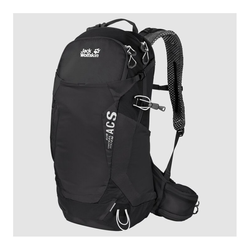 Mochila Senderismo Jack Wolfskin Crosstrail 24 Lt Mujer Negros Mexico-1438962