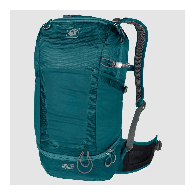 Mochila Senderismo Jack Wolfskin Kingston 22 Mujer Verdes Oscuro Mexico-9287115
