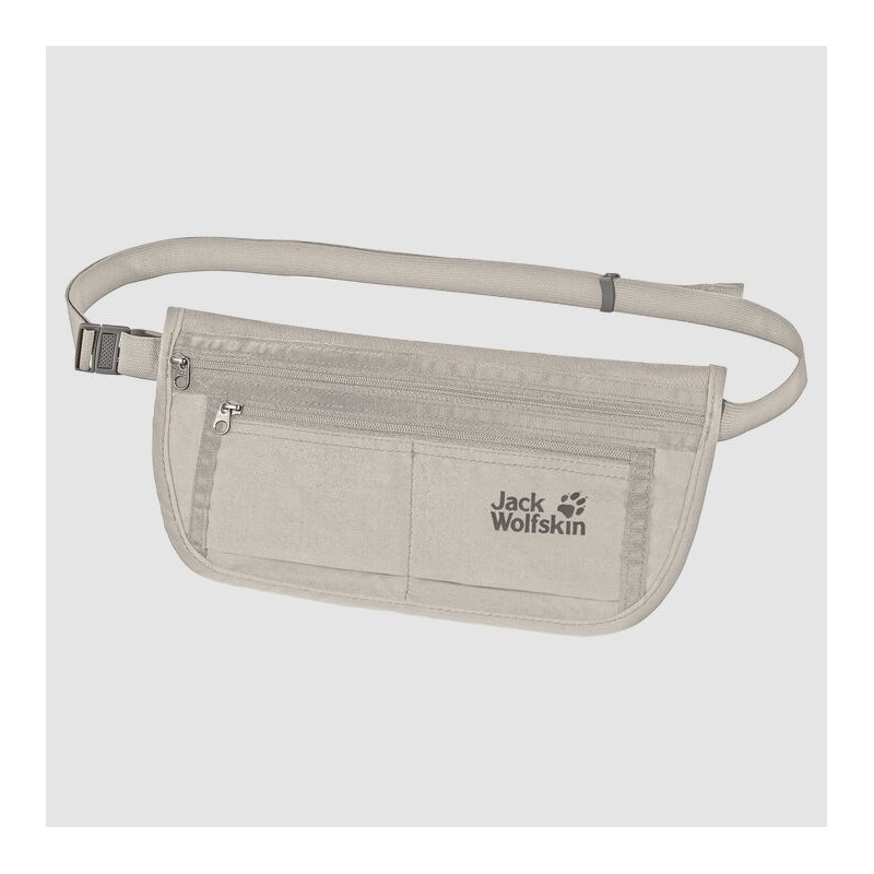 Cartera Jack Wolfskin Document Belt De Luxe Hombre Grises Mexico-8492157