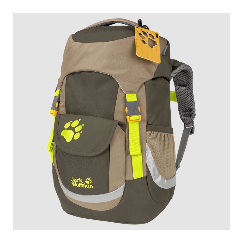 Mochila Senderismo Jack Wolfskin Explorer 16 Niños Verdes Oscuro Mexico-1689427