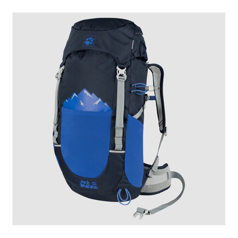 Mochila Senderismo Jack Wolfskin Pioneer 22 Niños Azules Mexico-2376194