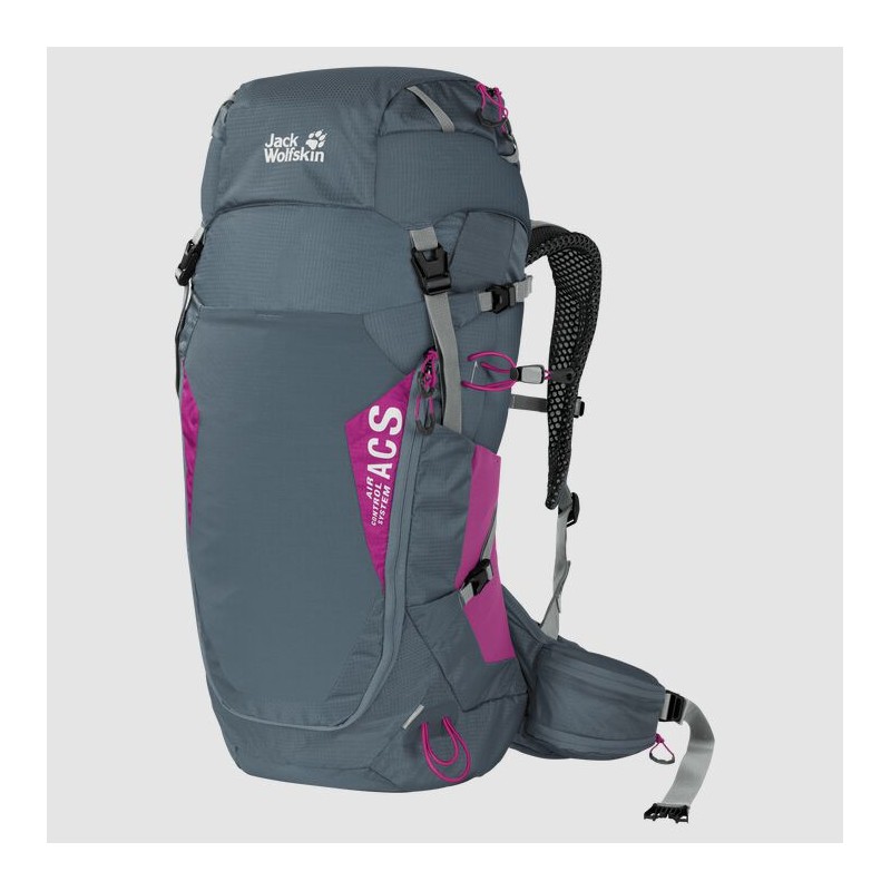 Mochila Senderismo Jack Wolfskin Crosstrail 30 St Hombre Grises Mexico-2145687
