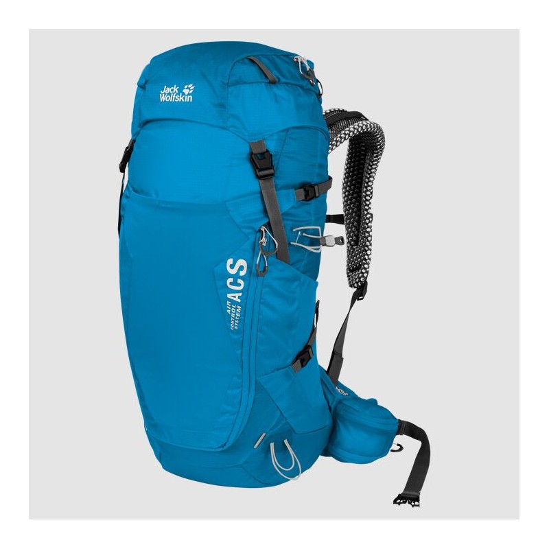 Mochila Senderismo Jack Wolfskin Crosstrail 32 Lt Hombre Azules Mexico-8576921