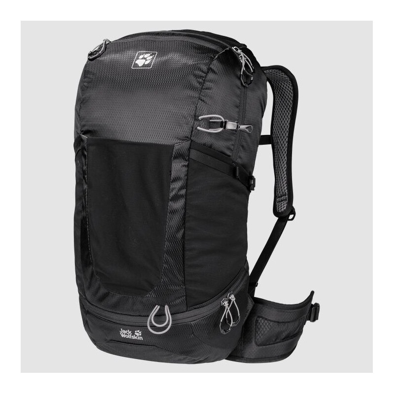 Mochila Senderismo Jack Wolfskin Kingston 30 Hombre Negros Mexico-9428751