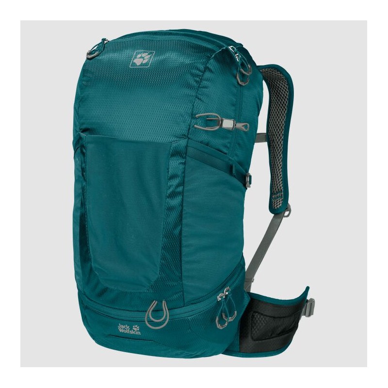 Mochila Senderismo Jack Wolfskin Kingston 30 Hombre Verdes Oscuro Mexico-6127349