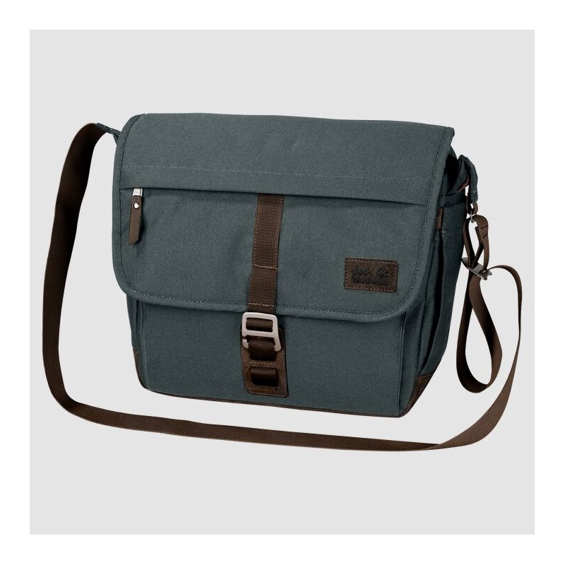 Bolso Hombro Jack Wolfskin Camden Town Mujer Verdes Grises Mexico-8191723