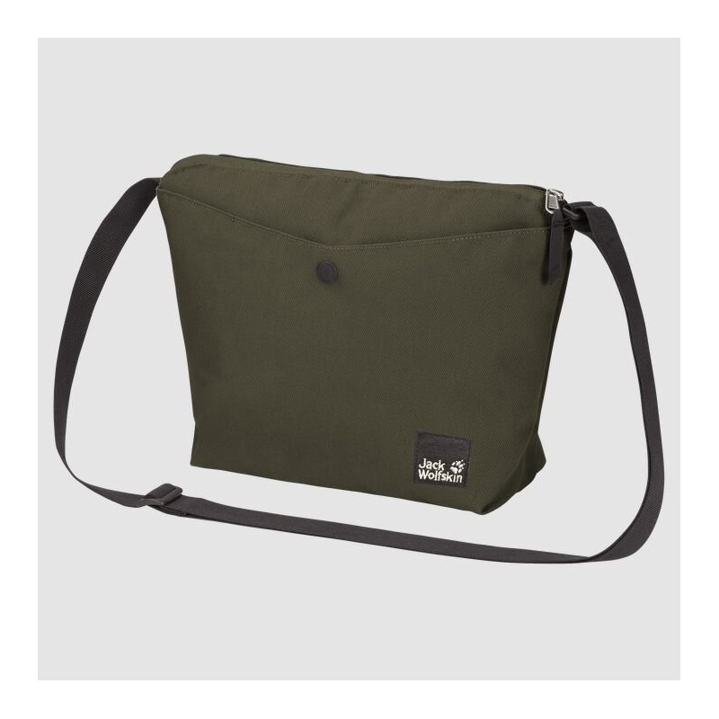 Bolso Hombro Jack Wolfskin Nature Mujer Verdes Mexico-9837465